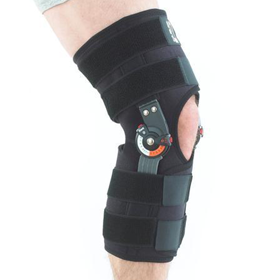 Adjusta Fit Hinged Open Knee Brace - sportsinjurybraces.com.au